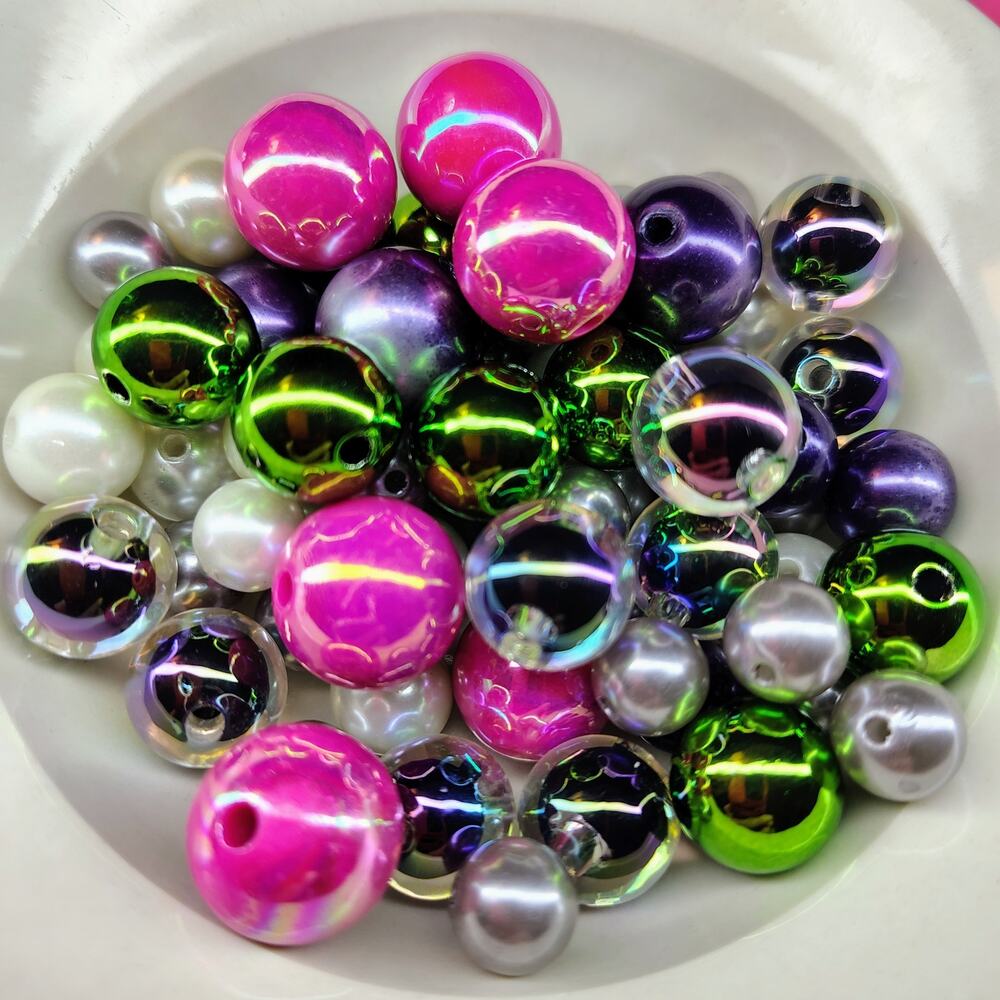 BEAUTIFUL COLORFUL BRILLIANT CRAFT AND JEWELRY MAKING BEAD SAMPLER